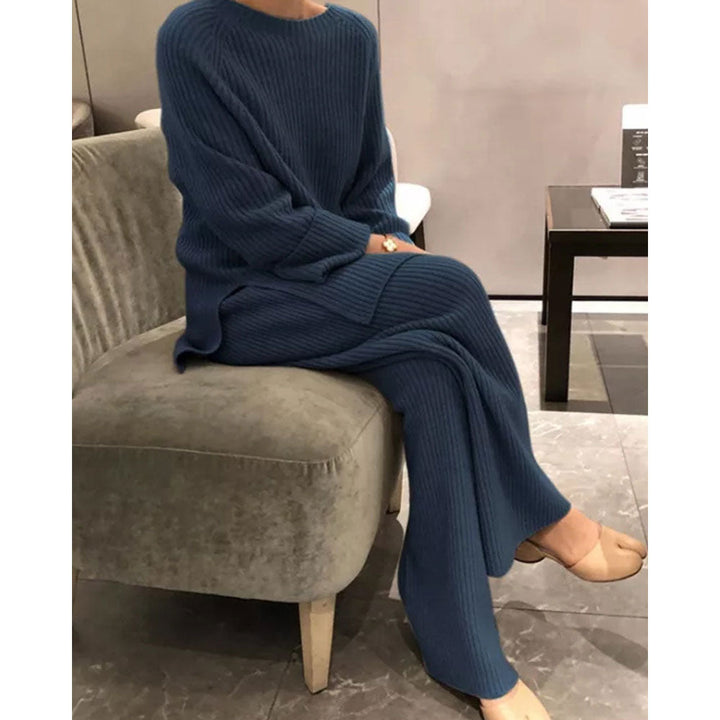 Levoire | Pull En Laine Doux Pour Femmes Bleu