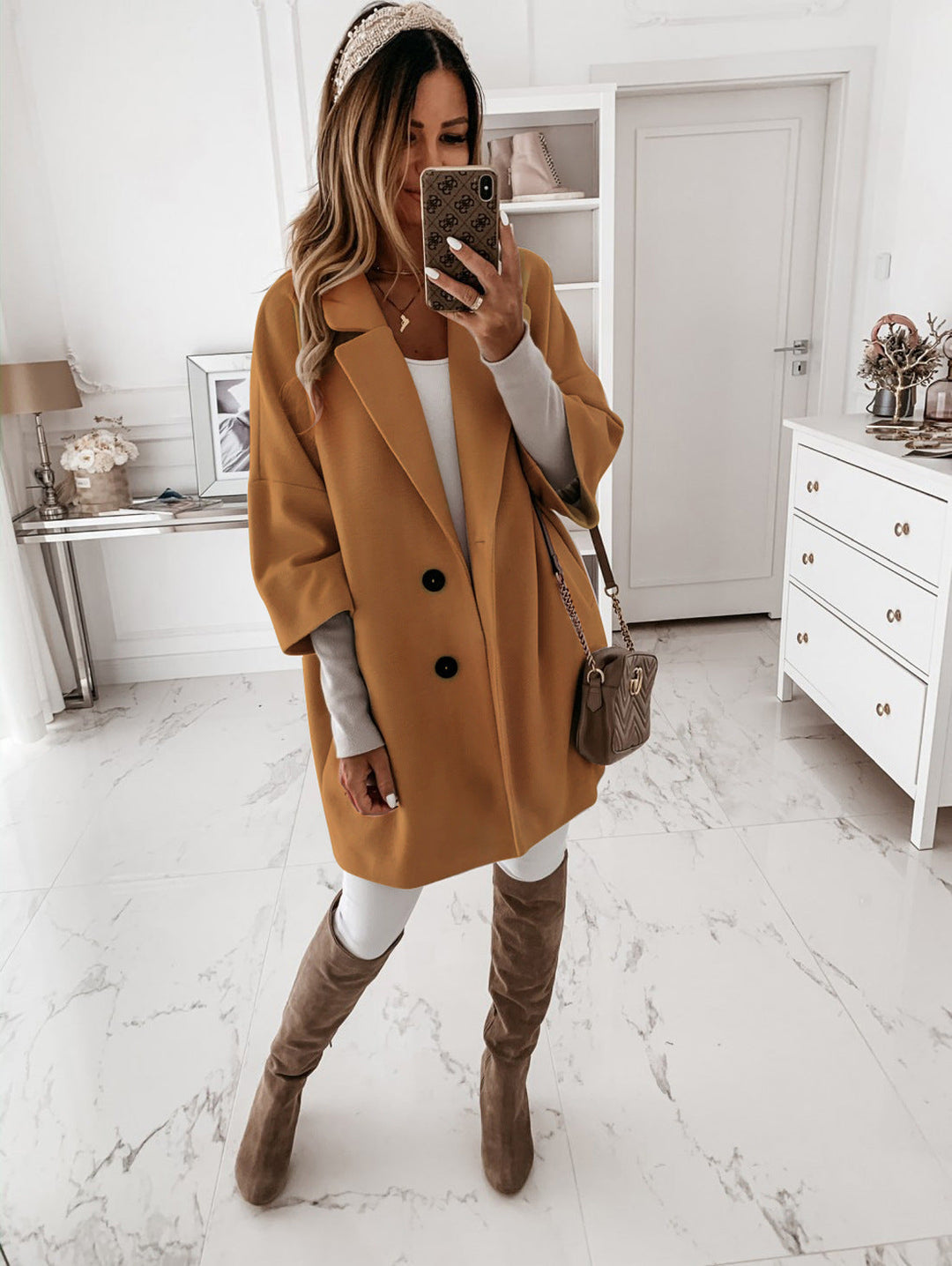 Levoire | Ensemble Raffiné Coupe Moderne Femme Braun