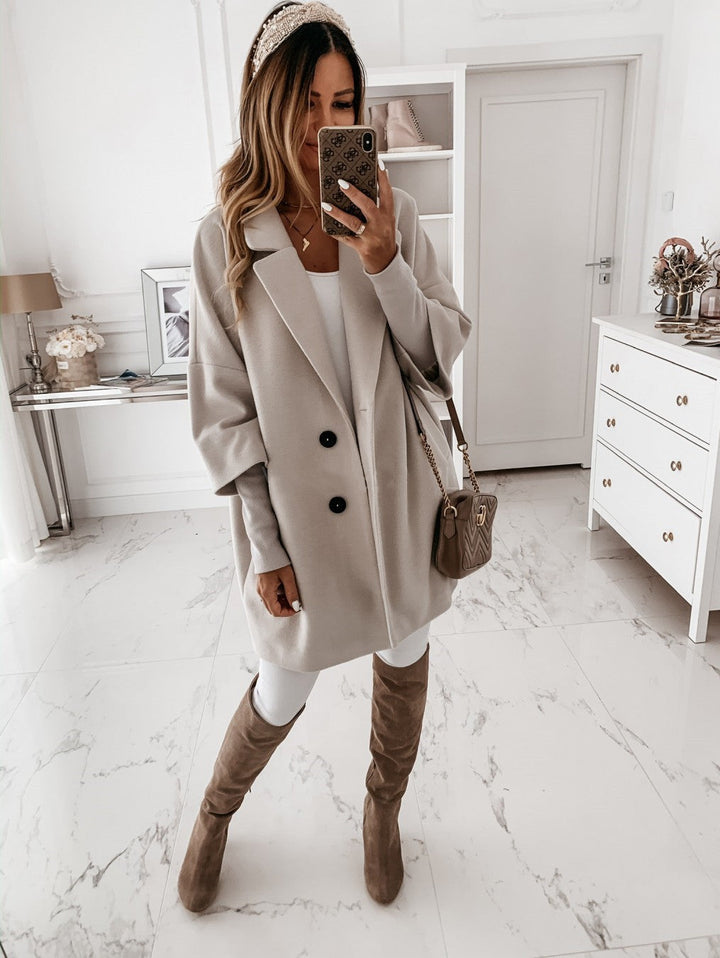Levoire | Ensemble Raffiné Coupe Moderne Femme Gris