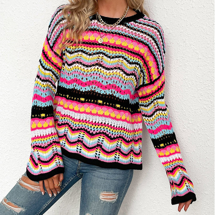 Levoire | En Tricot Rayé Colorées