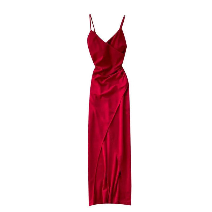 Levoire | Robe à décolleté en V et fente