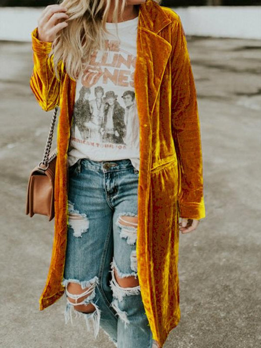 Levoire | Manteau tailleur et élégant Jaune