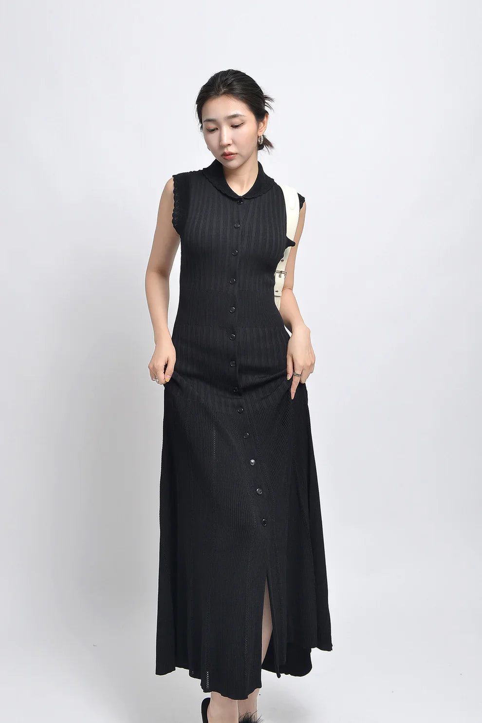 Levoire | Robe En Tricot Côtelé Confortable Pour L'Automne XL