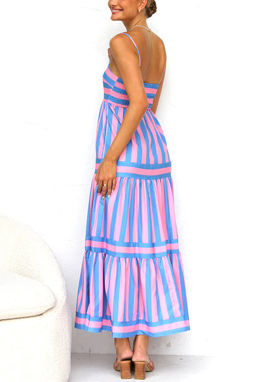 Levoire | Robe Maxi Rayée