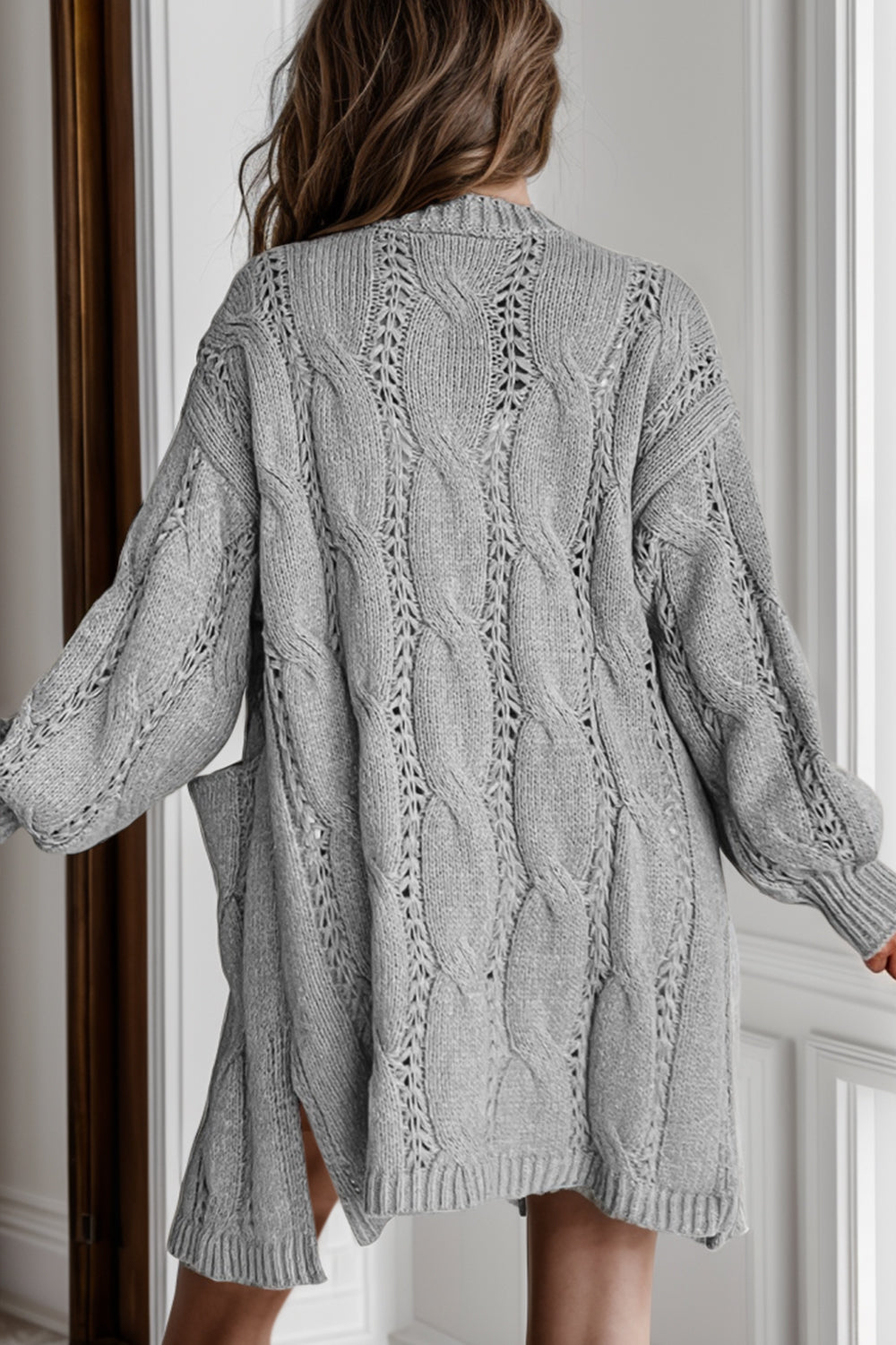 Levoire | Cardigan En Tricot À Motifs Ouverts