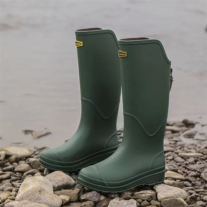 Levoire | Bottes En Caoutchouc À La Mode Pour Femmes Pour La Pluie Vert