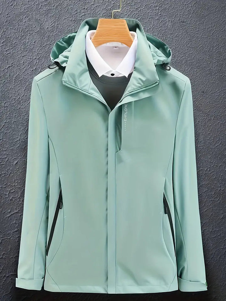 Levoire | Veste À Capuche Imperméable À Manches Longues Vert