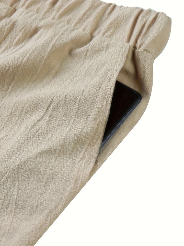 Levoire | Pantalons D'Été Légers Décontractés Avec Cordon De Serrage Et Ceinture Élastique