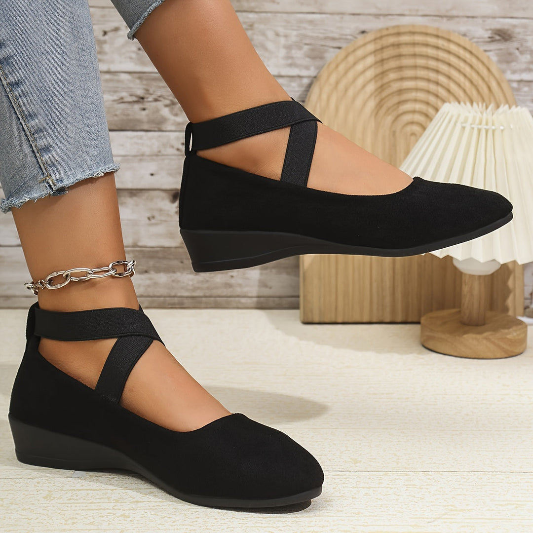 Levoire | Élégant Ballerines Mary Jane Noir