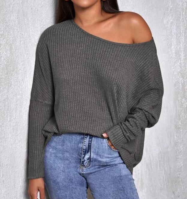 Pull en tricot surdimensionné pour femmes Levoire