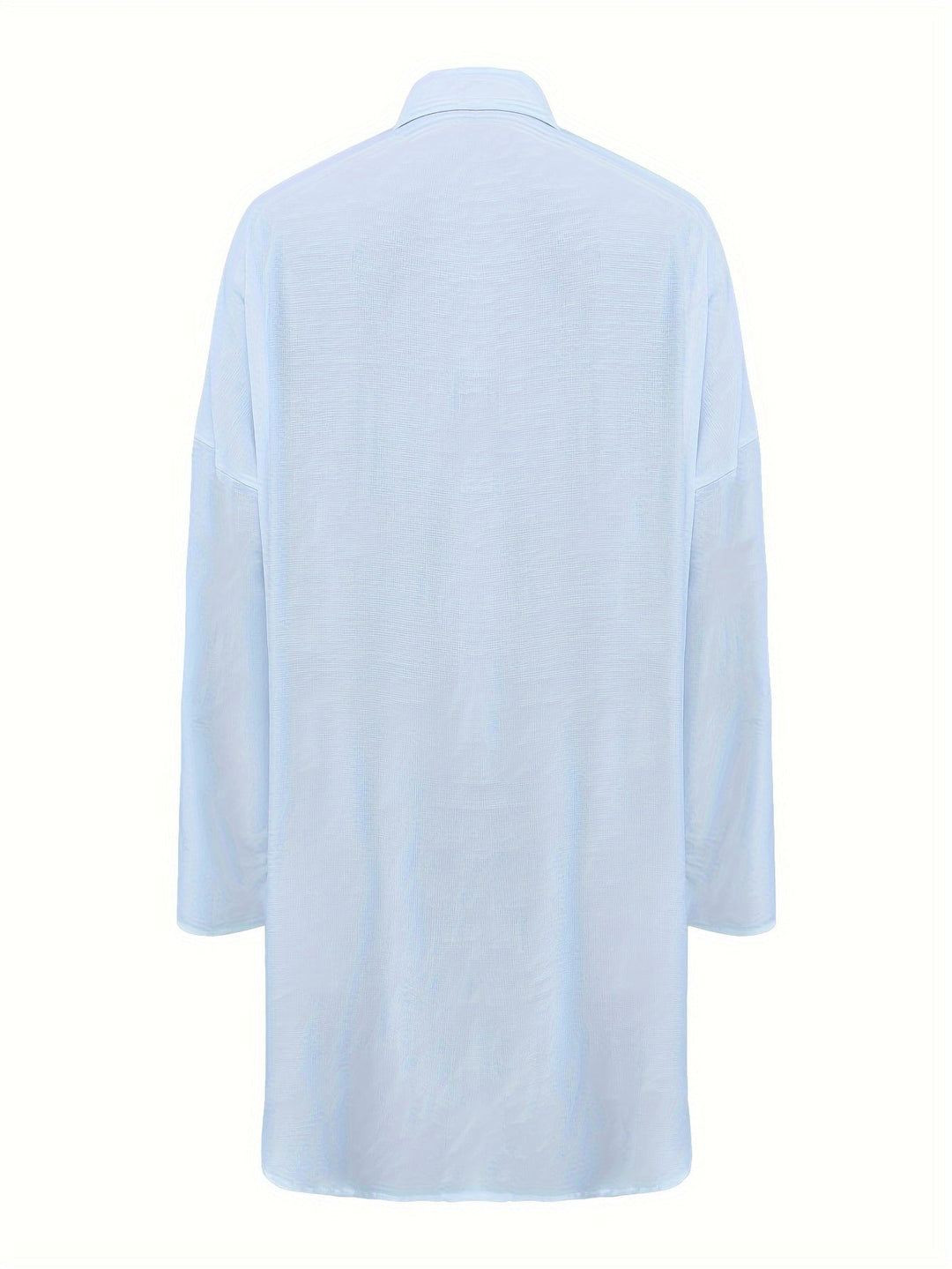 Levoire | Non Fusionné Chemise À Col Décontractée Robe À Boutons Et À Manches Longues
