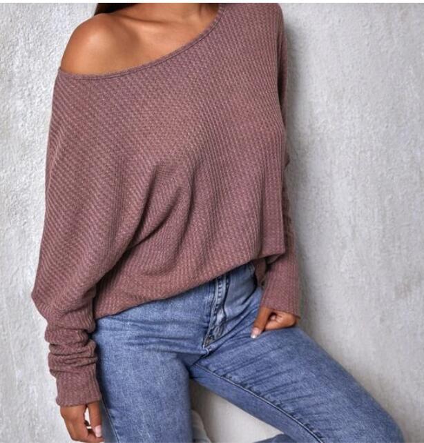 Pull en tricot surdimensionné pour femmes Levoire