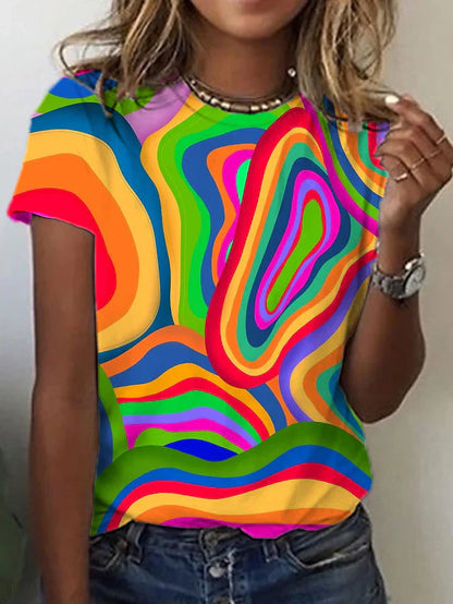 Levoire | Style Haut À Manches Courtes Avec Col Rond 2XL