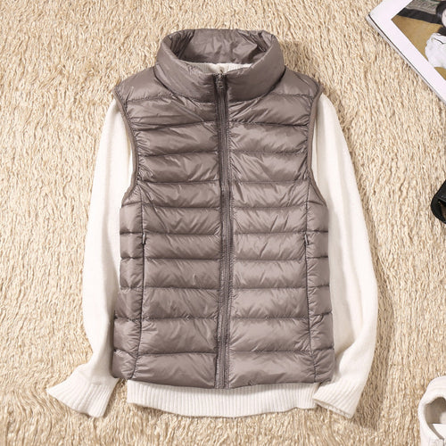 Levoire | Nouveau Gilet D'Hiver En Plumes De Canard Blanches