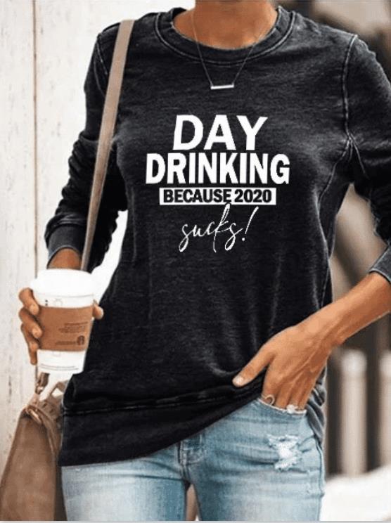 Sweat-shirt pour femmes avec lettrage humoristique Levoire