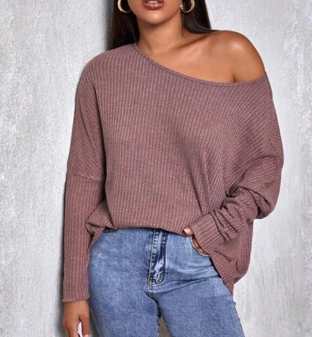 Pull en tricot surdimensionné pour femmes Levoire