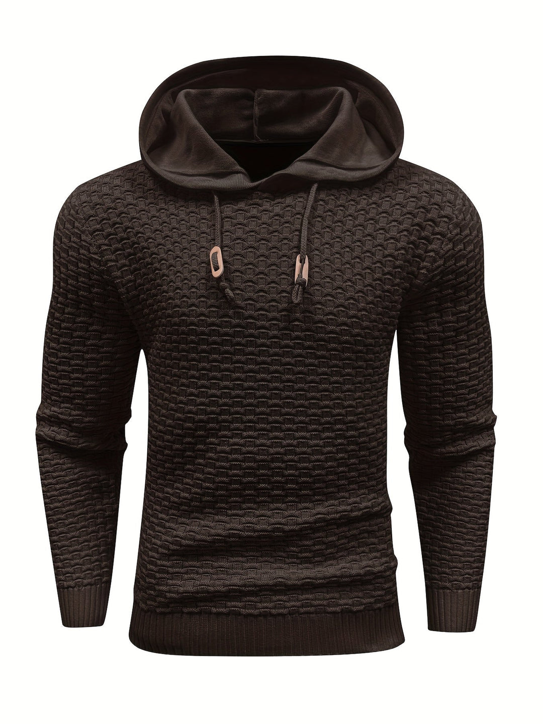 Levoire | Sweat À Capuche Tricoté Chaud Au Style Rétro