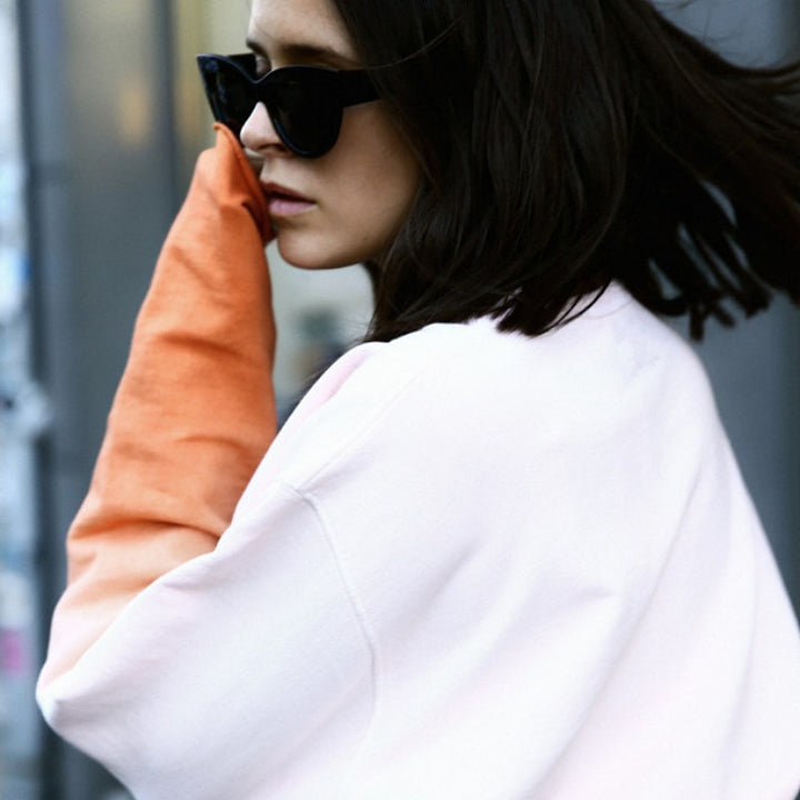 Sweatshirt pour femmes à coupe décontractée avec dégradé et style décontracté Levoire