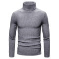 Pull à col roulé pour femmes en tricot fin avec des structures en côtes sophistiquées Levoire