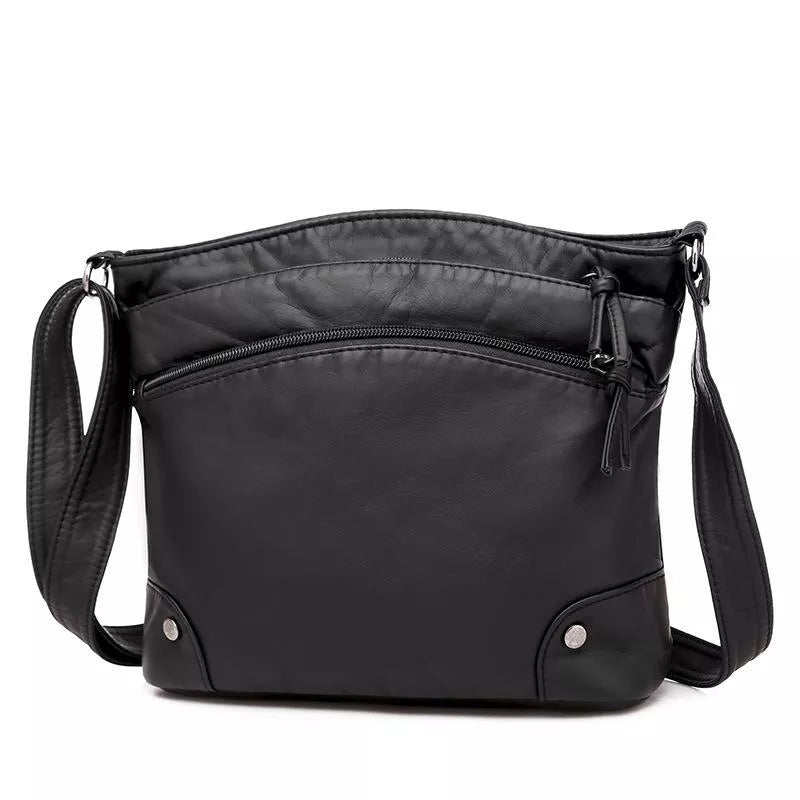 Levoire | Sac À Bandoulière En Cuir Noir