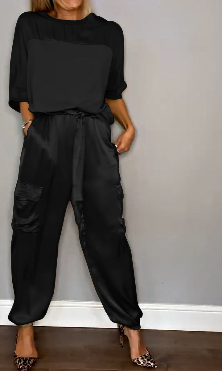 Levoire | Lgant Ensemble 2 Pices Femmes Noir