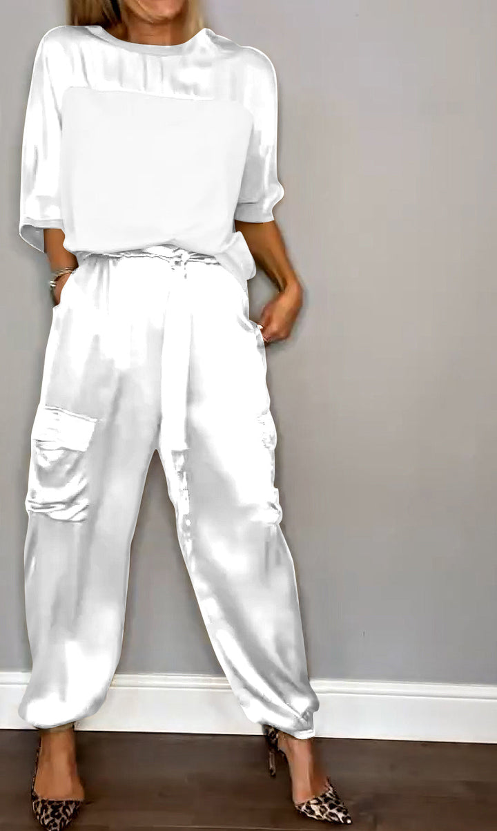 Levoire | Lgant Ensemble 2 Pices Femmes Blanc