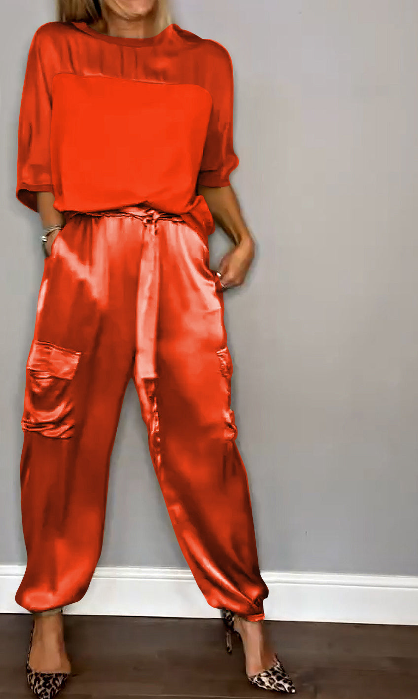 Levoire | Lgant Ensemble 2 Pices Femmes Rot