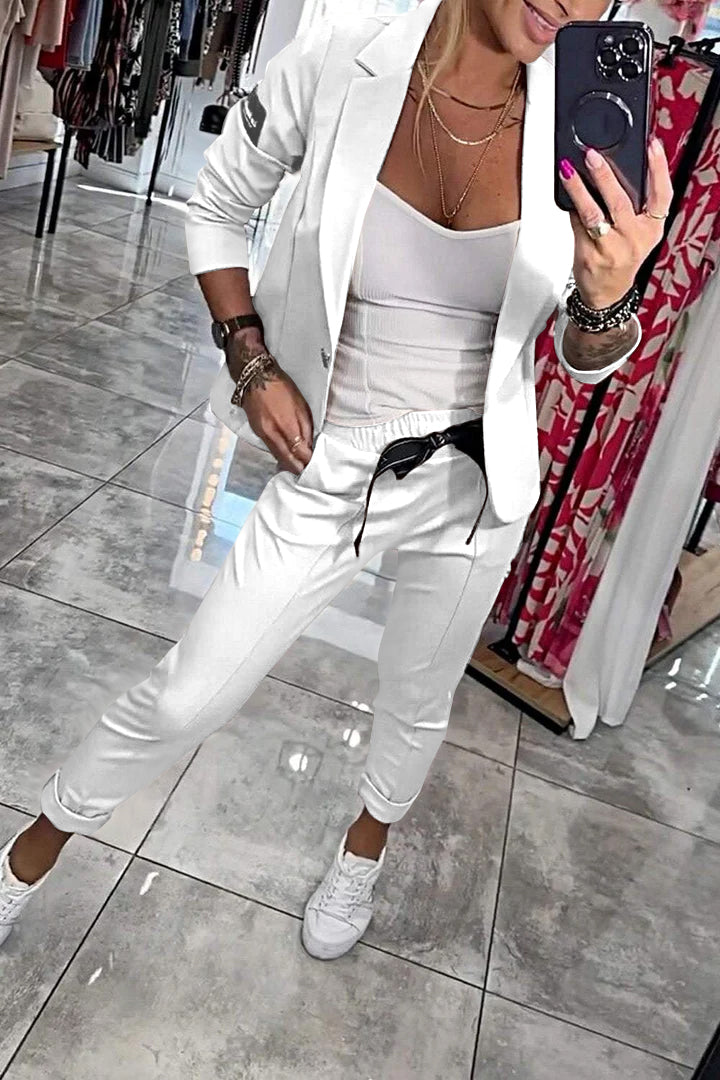 Levoire | Ensemble haut et pantalon Blanc