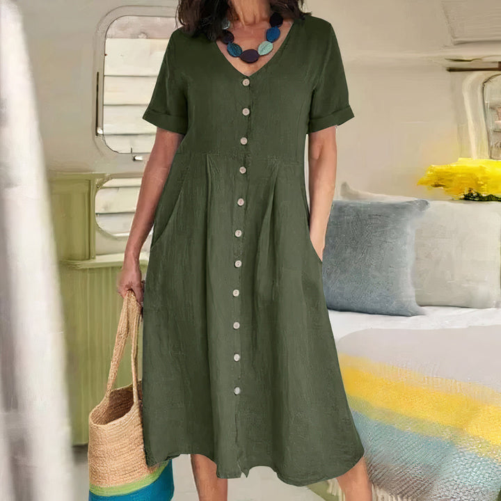 Levoire | Robe Vintage A-line Vert
