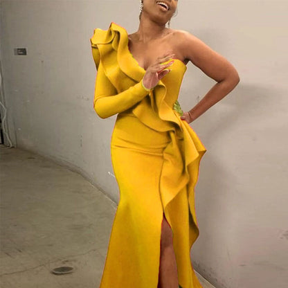 Levoire | Robe de soirée élégante asymétrique