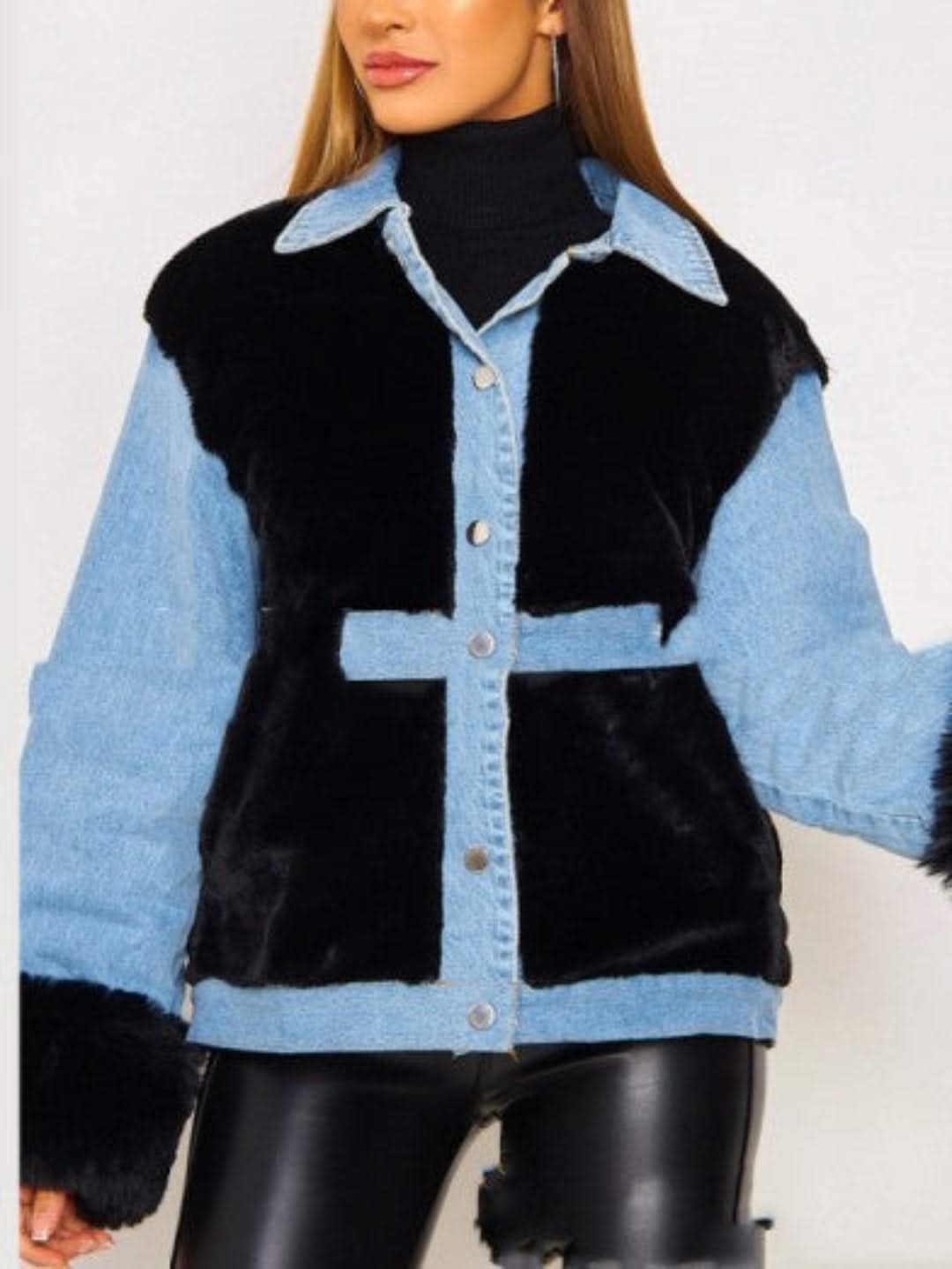 Levoire | Denim Doux Avec Coutures Douces Pour L'Automne Et Bleu Noir