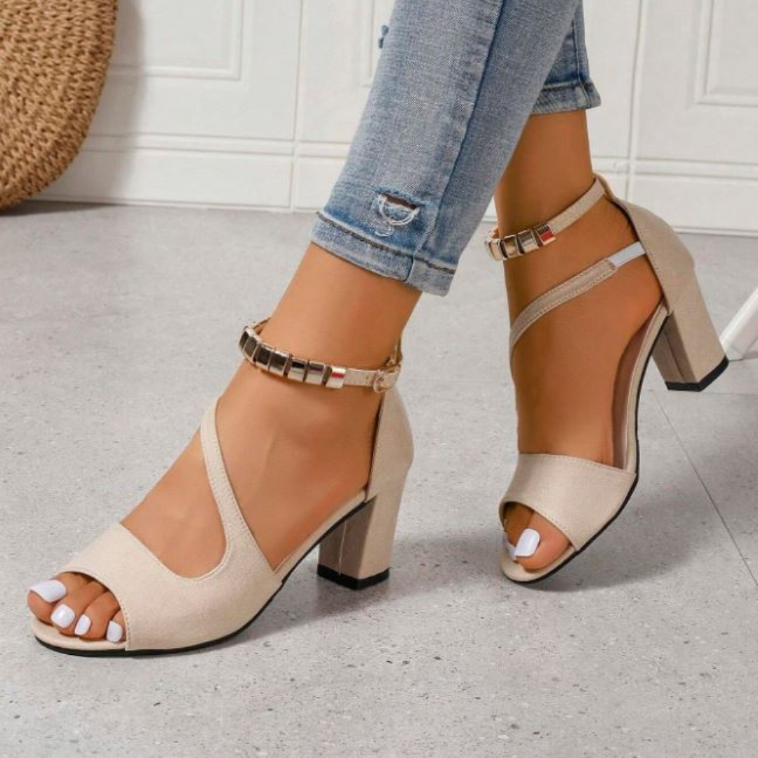 Levoire | Korkokenkät Beige