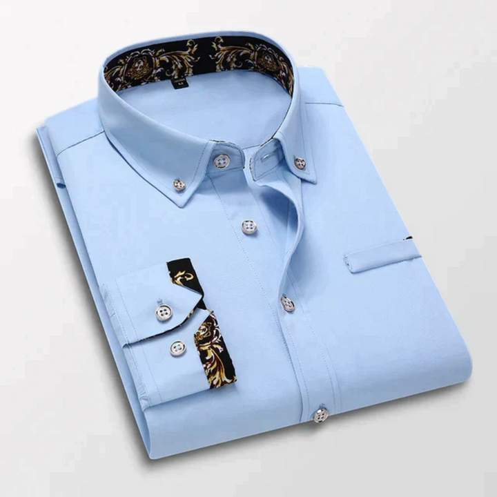 Levoire | Polo Formel Pour Hommes Bleu ciel