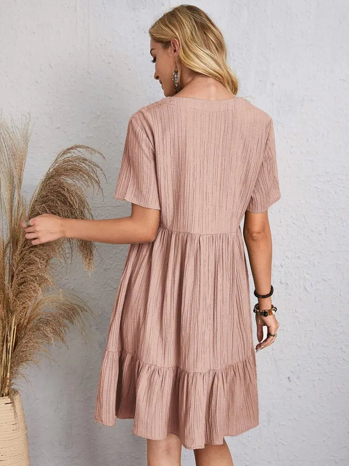 Levoire | Robe D'Été Stylée À Décolleté En V