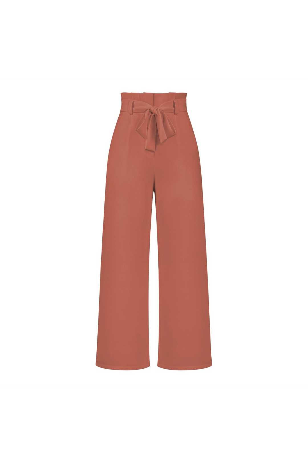 Levoire | Pantalon En Lin Pour Femmes Long Orange