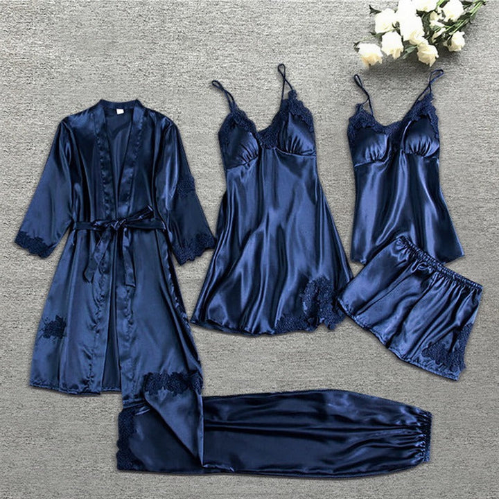 Levoire | Ensemble De Pyjama Pour Femmes Bleu foncé