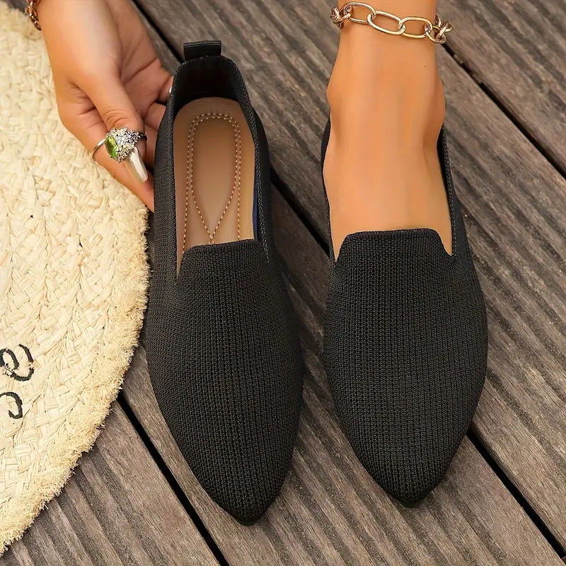 Levoire | Lettsko Shoes With Pointed Toes And Non-Slip Soles For Comfort Noir