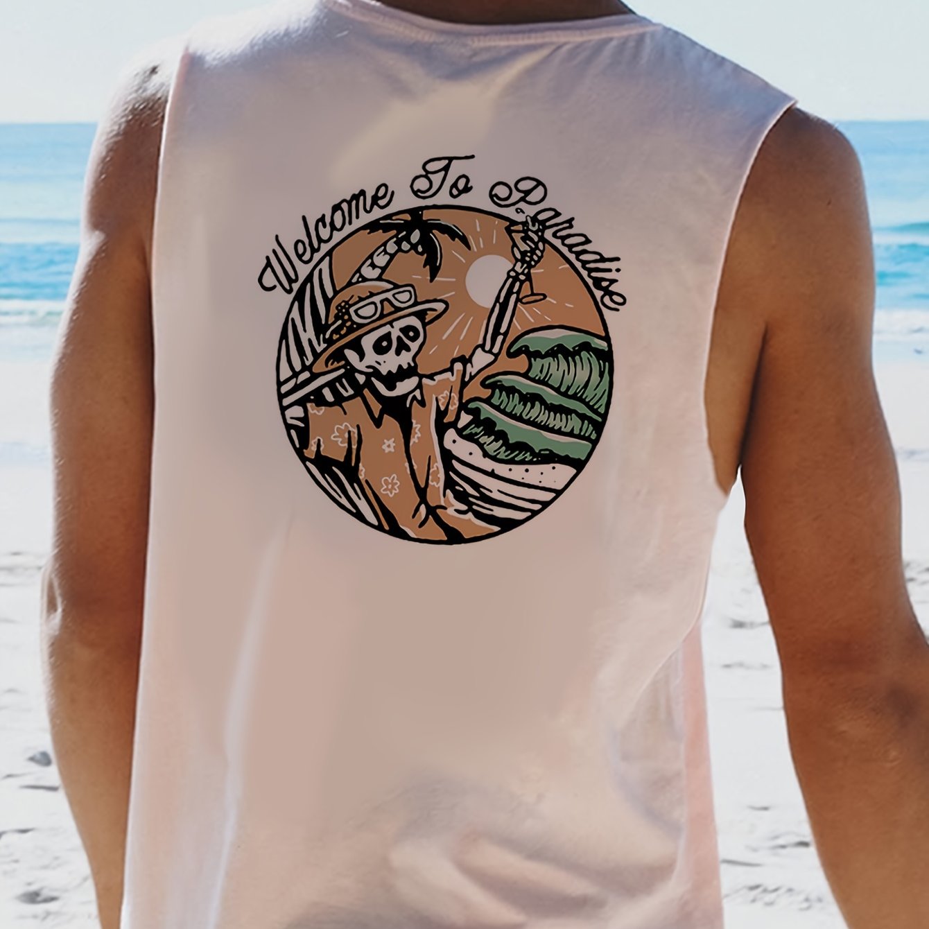 Levoire | Double-Sided Graphic Print Men'S Tank Tops