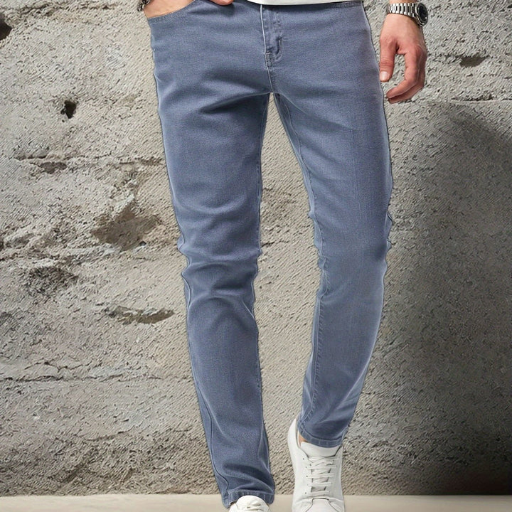 Levoire | Jeans Pour Hommes Simples À Coupe Droite