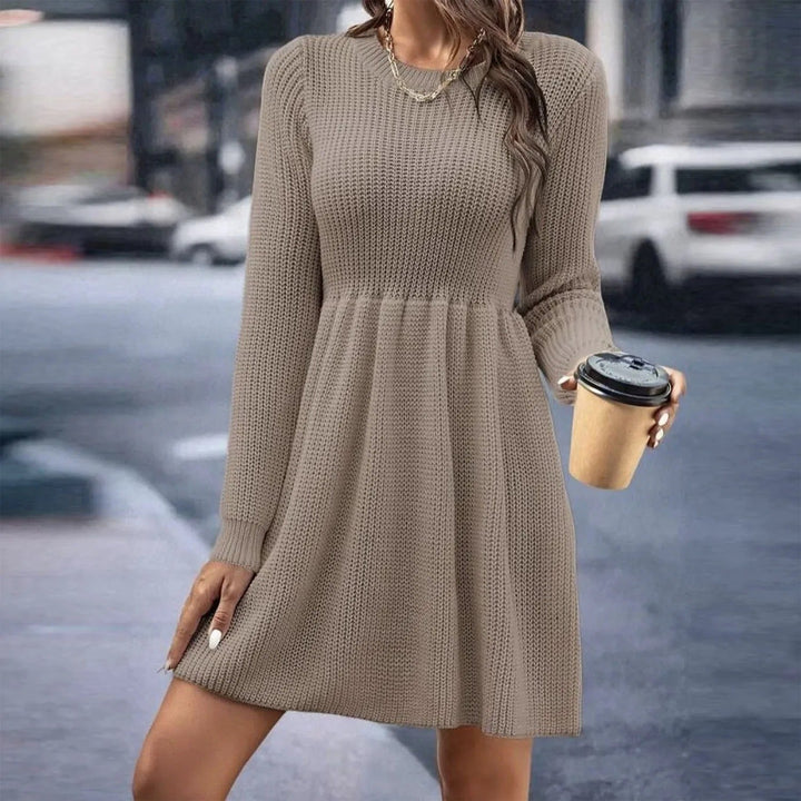 Levoire | Mini-Tricot robe pour femmes Khaki