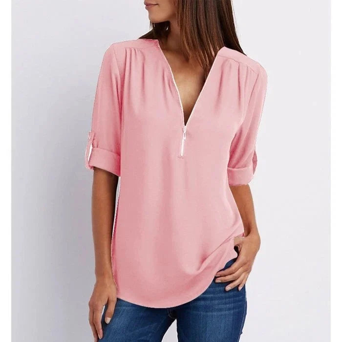 Levoire | Huppupaita avec zipper Rosa