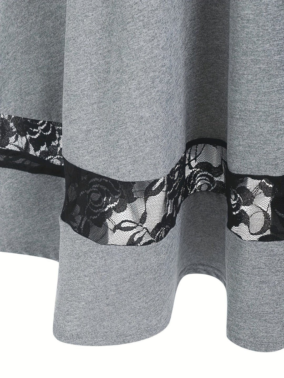 Levoire | Robe Avec Patte de Boutonnage pour Femmes - Gris