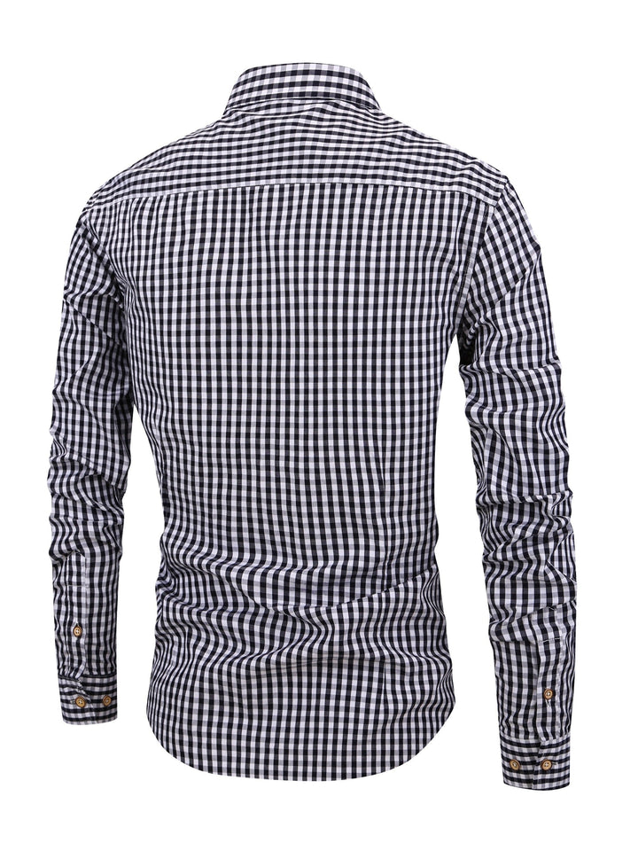 Levoire | Chemise À Carreaux Élégante Pour Hommes Kanavalla