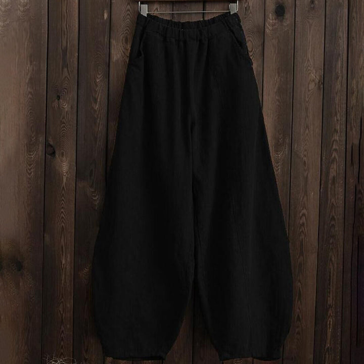 Levoire | Confort Lanterne Pantalon Noir