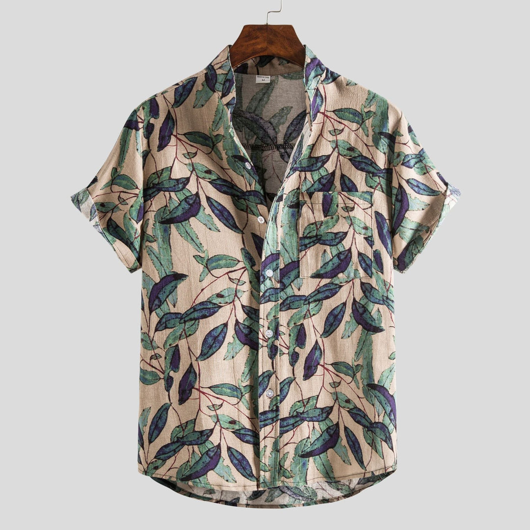 Levoire | Chemise Vive Fleur vert