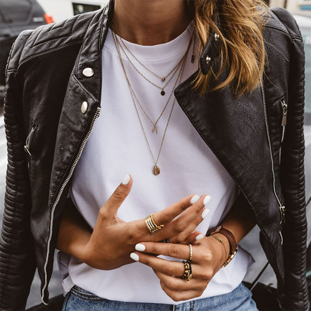Levoire | Veste En Cuir Noir Classique