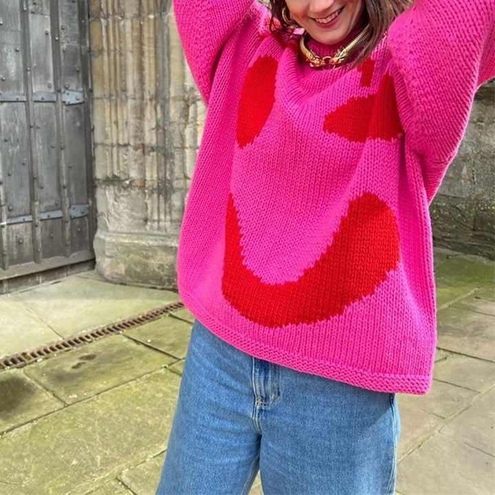 Levoire | En Tricot Décontracté Smiley