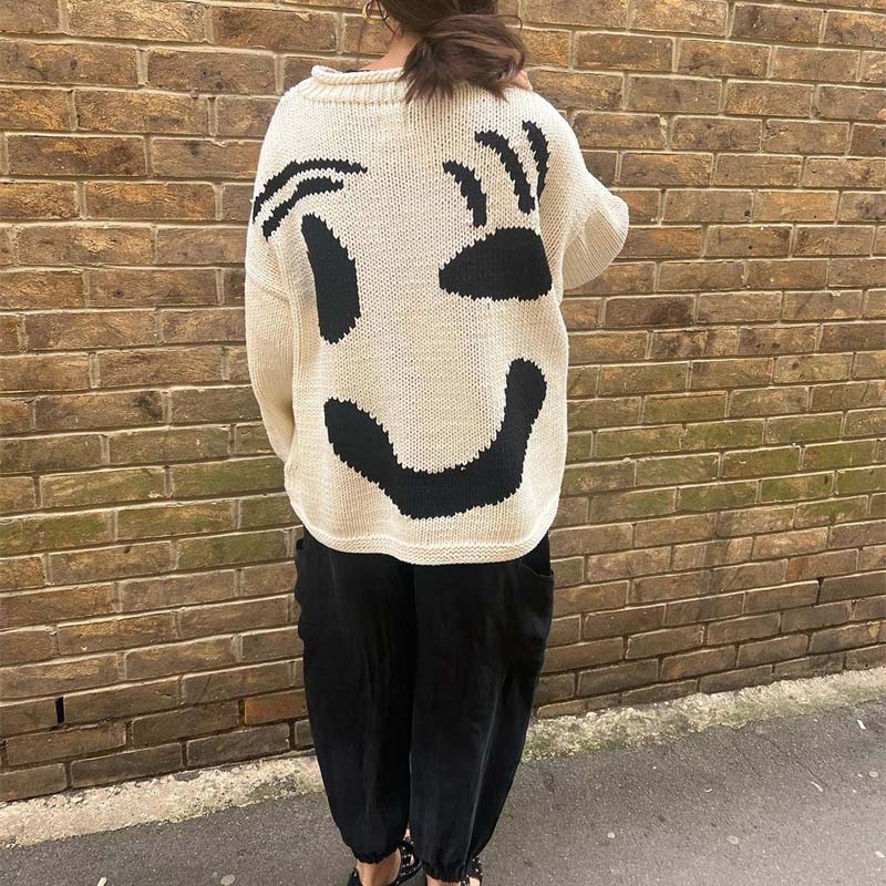 Levoire | En Tricot Décontracté Smiley