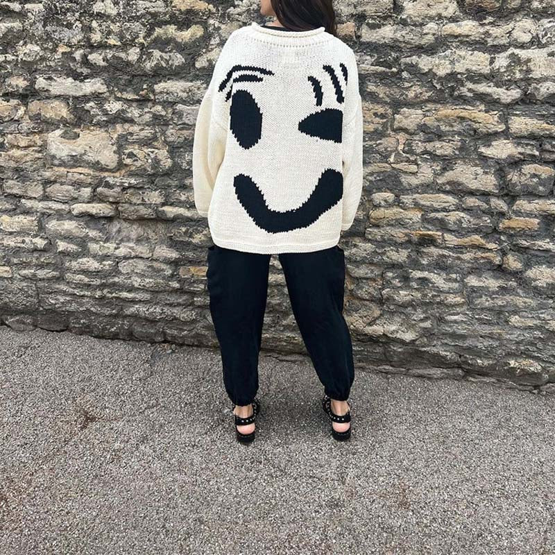 Levoire | En Tricot Décontracté Smiley