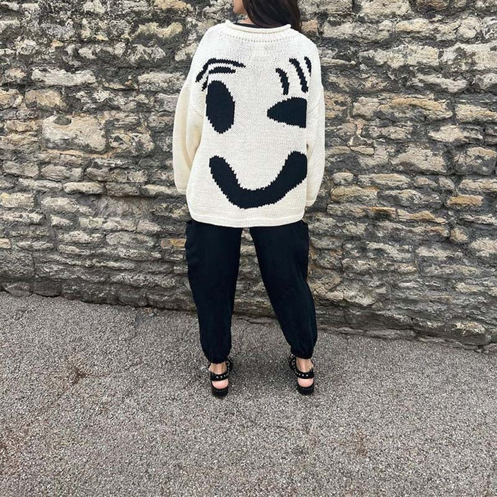 Levoire | En Tricot Décontracté Smiley